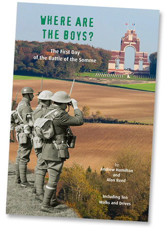 Where Are The Boys? book on the 1st day of the Battle of the Somme